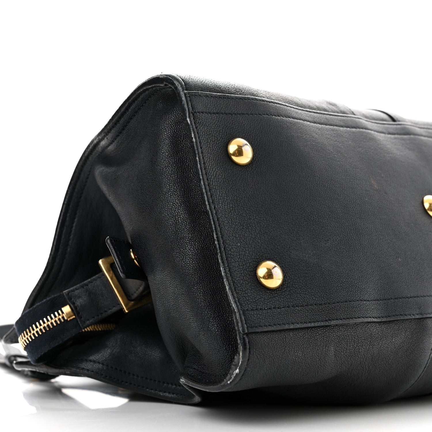 Saint Laurent Sheepskin Small Cabas ChYc Navy 8 of 15