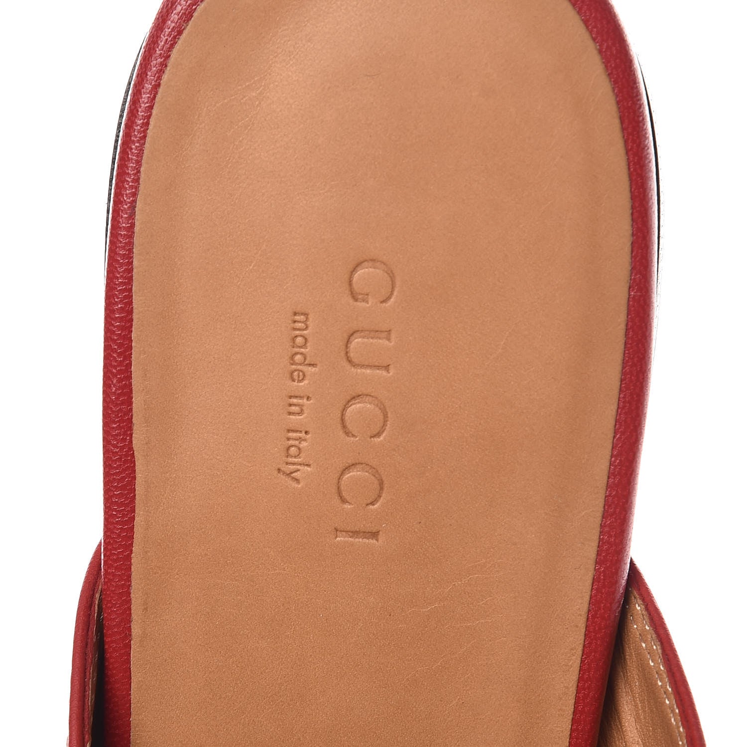 Gucci Malaga Kid Womens Princetown Slippers 39 Hibiscus Red 7 of 9