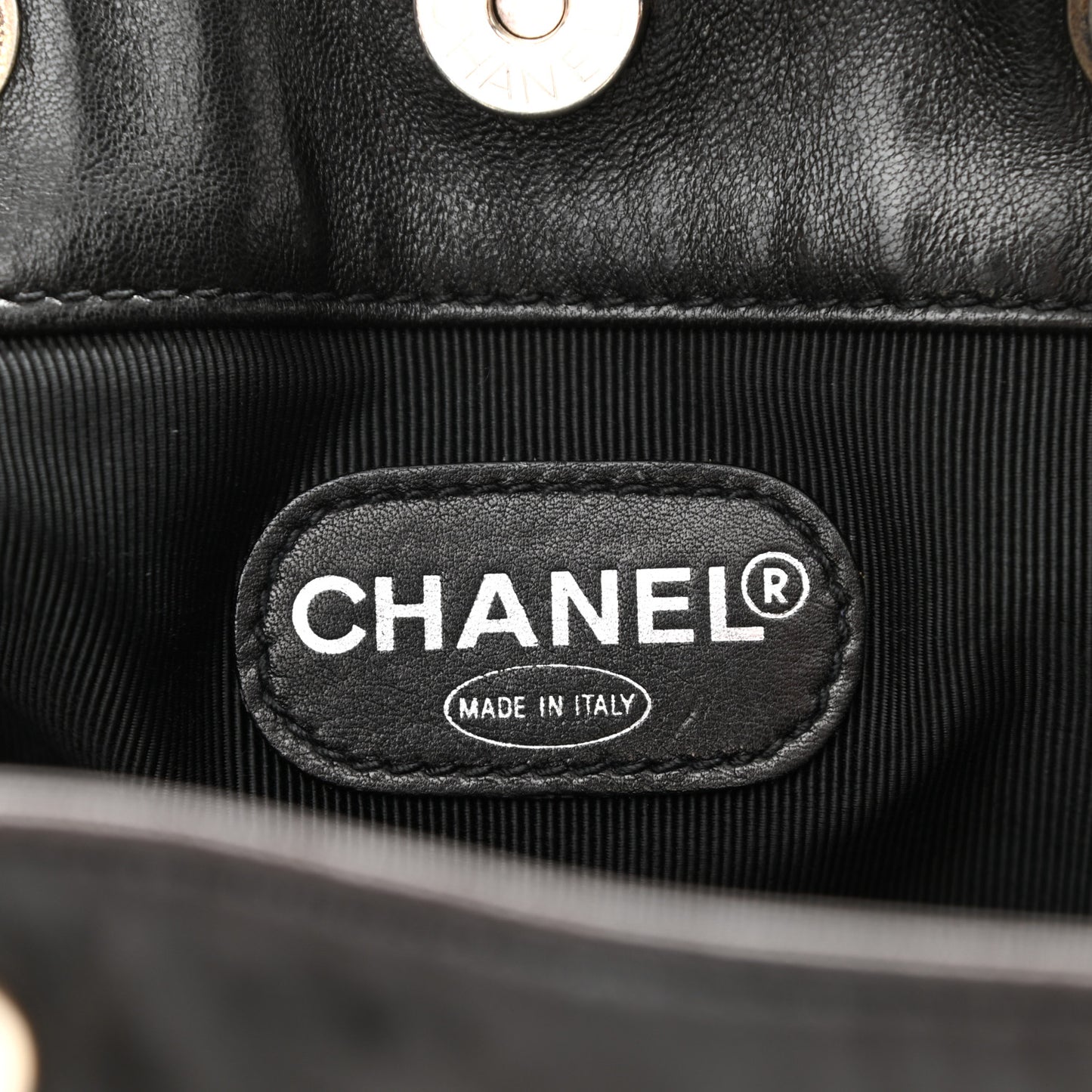 Lambskin CC Shoulder Bag Black