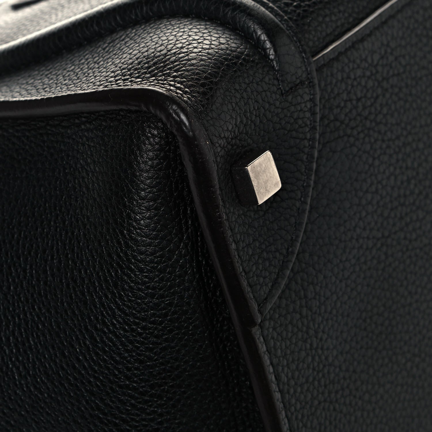 Celine Drummed Calfskin Mini Luggage Black 9 of 15