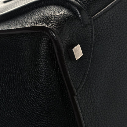 Celine Drummed Calfskin Mini Luggage Black 9 of 15