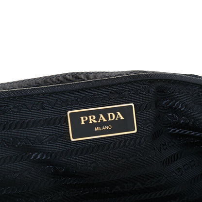 Prada Tessuto Nylon Saffiano Tote Black 6 of 10
