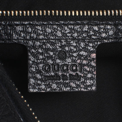 Gucci Monogram Bamboo Ring Hobo Black 7 of 8