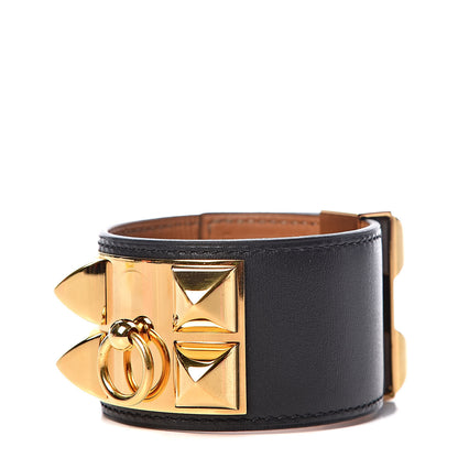 Hermes Chamonix Collier de Chien CDC Bracelet L Black 1 of 7