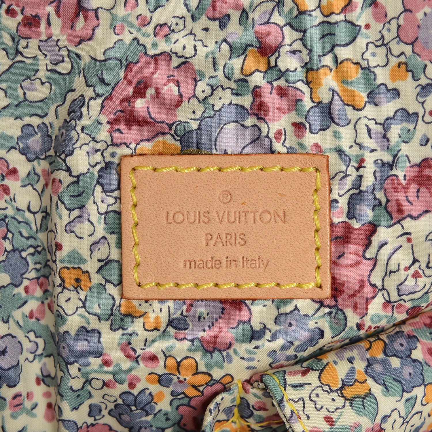Louis Vuitton Denim Patchwork Cabby Tote Blue 6 of 6