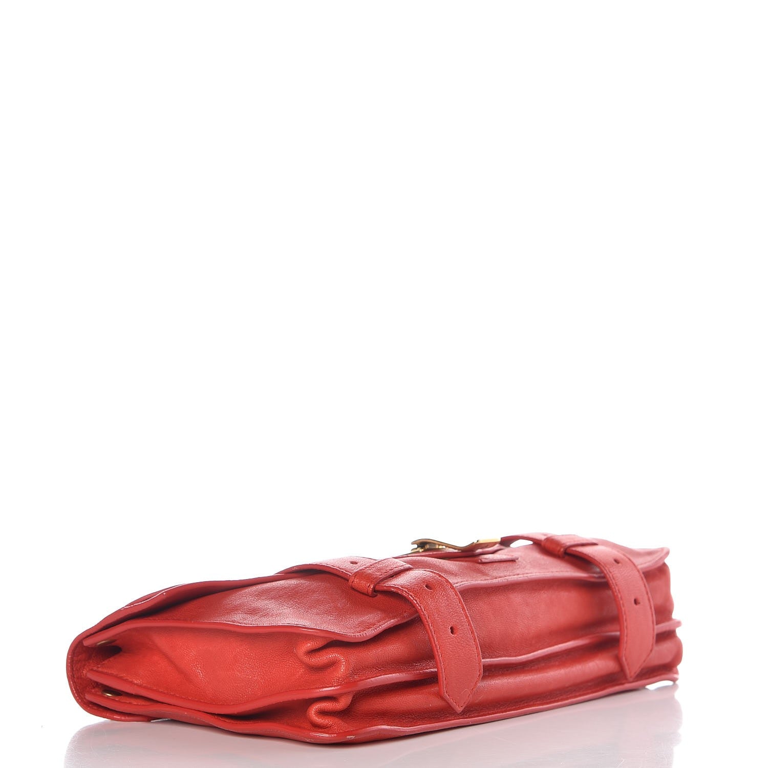Proenza Schouler Lambskin PS1 Pochette Clutch Bright Red 4 of 8
