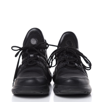 Louis Vuitton Calfskin Technical Nylon LV Archlight Sneakers 40 Black 2 of 10