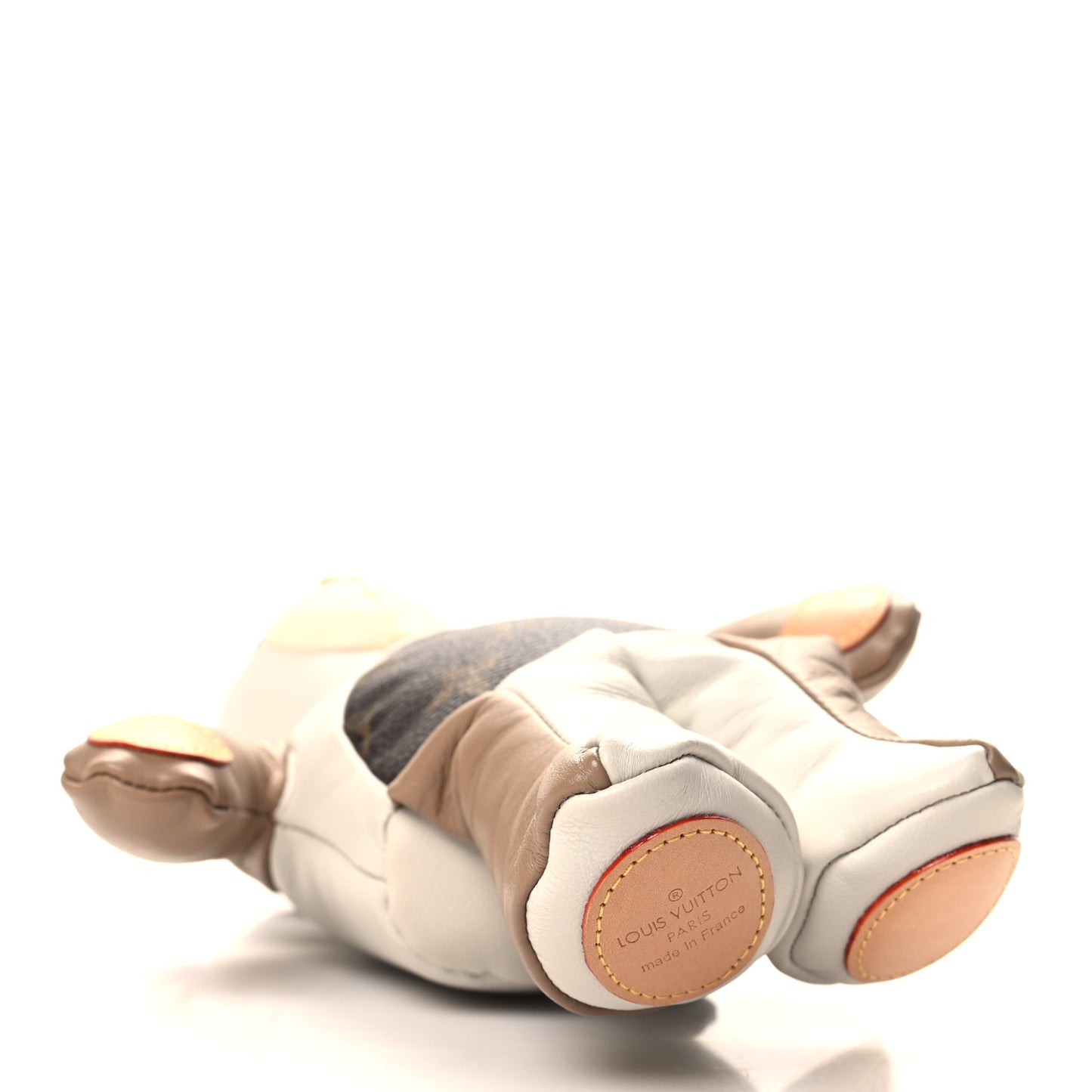 Calfskin Monogram Doudou Louis Bear Beige