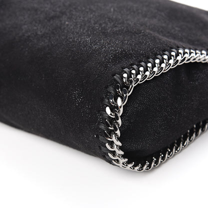 Stella McCartney Shaggy Deer Mini Falabella Fold Over Tote Black 9 of 10