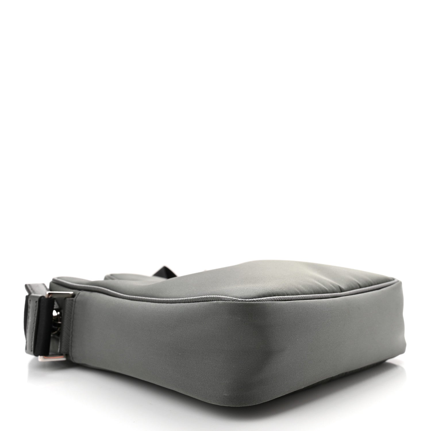 Prada Tessuto Nylon Saffiano Messenger Bag Ardesia Giallo 4 of 10