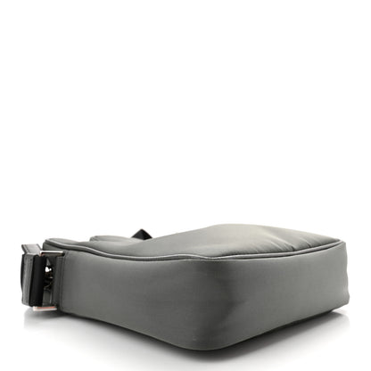 Prada Tessuto Nylon Saffiano Messenger Bag Ardesia Giallo 4 of 10