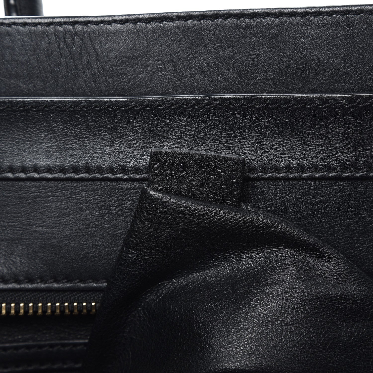 Celine Smooth Calfskin Mini Luggage Black 7 of 14