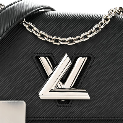 Louis Vuitton Epi Twist Shoulder Bag MM Black 7 of 9