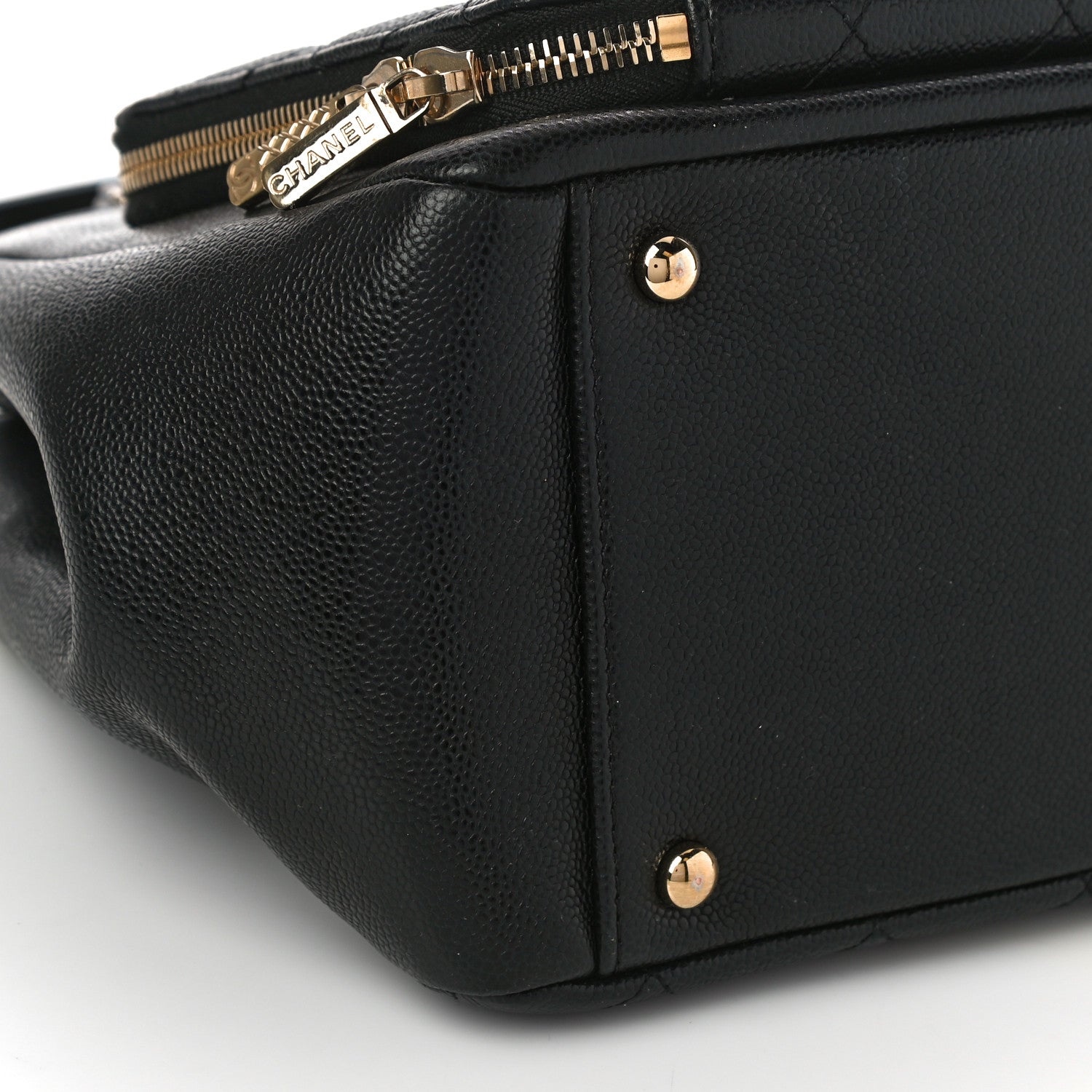 Chanel Caviar Quilted Small Business Affinity Shopping Bag Black 9 of 10