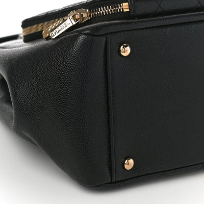 Chanel Caviar Quilted Small Business Affinity Shopping Bag Black 9 of 10