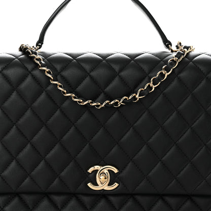 Chanel Lambskin Quilted Medium Citizen Chic Flap Black 8 of 11