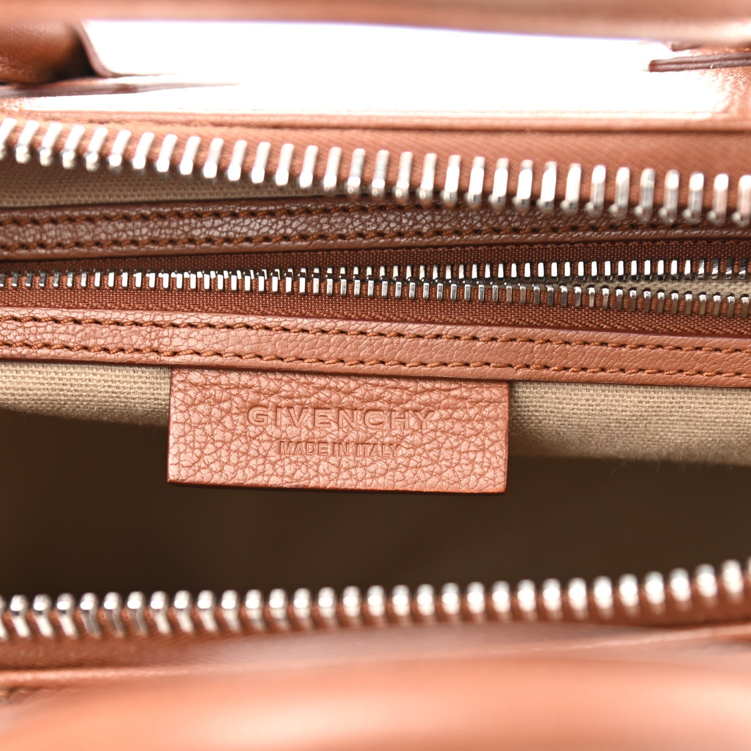 Givenchy Sugar Goatskin Medium Antigona Cognac 4 of 9
