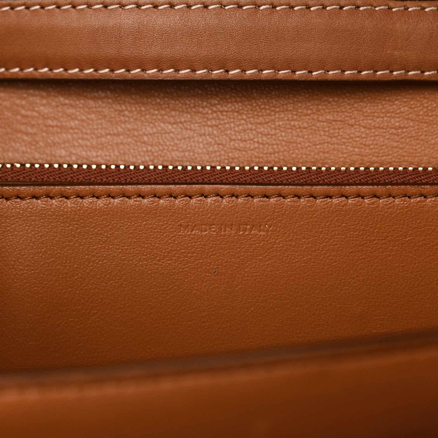 Celine Natural Calfskin Medium Classic Box Flap Bag Tan 7 of 21