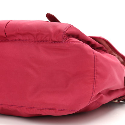 Prada Tessuto Nylon Saffiano Messenger Bag Ibisco 11 of 16