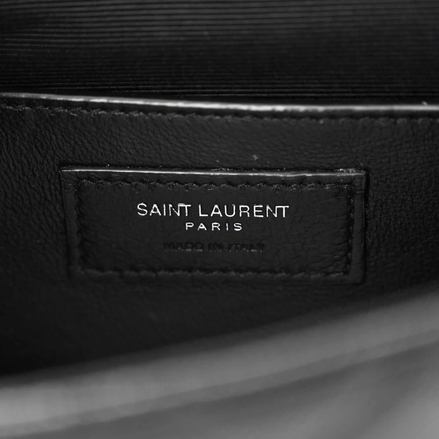 Saint Laurent Grain De Poudre Textured Mixed Matelasse Triquilt Small Monogram Satchel Black 6 of 10