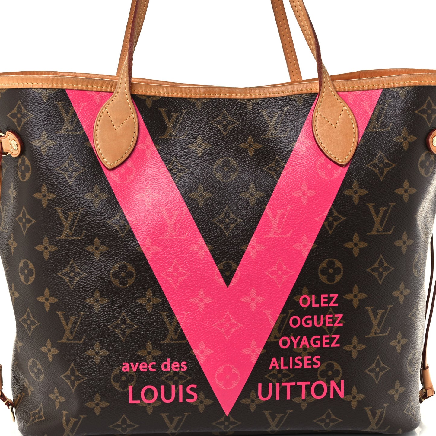 Monogram V Neverfull MM Grenade