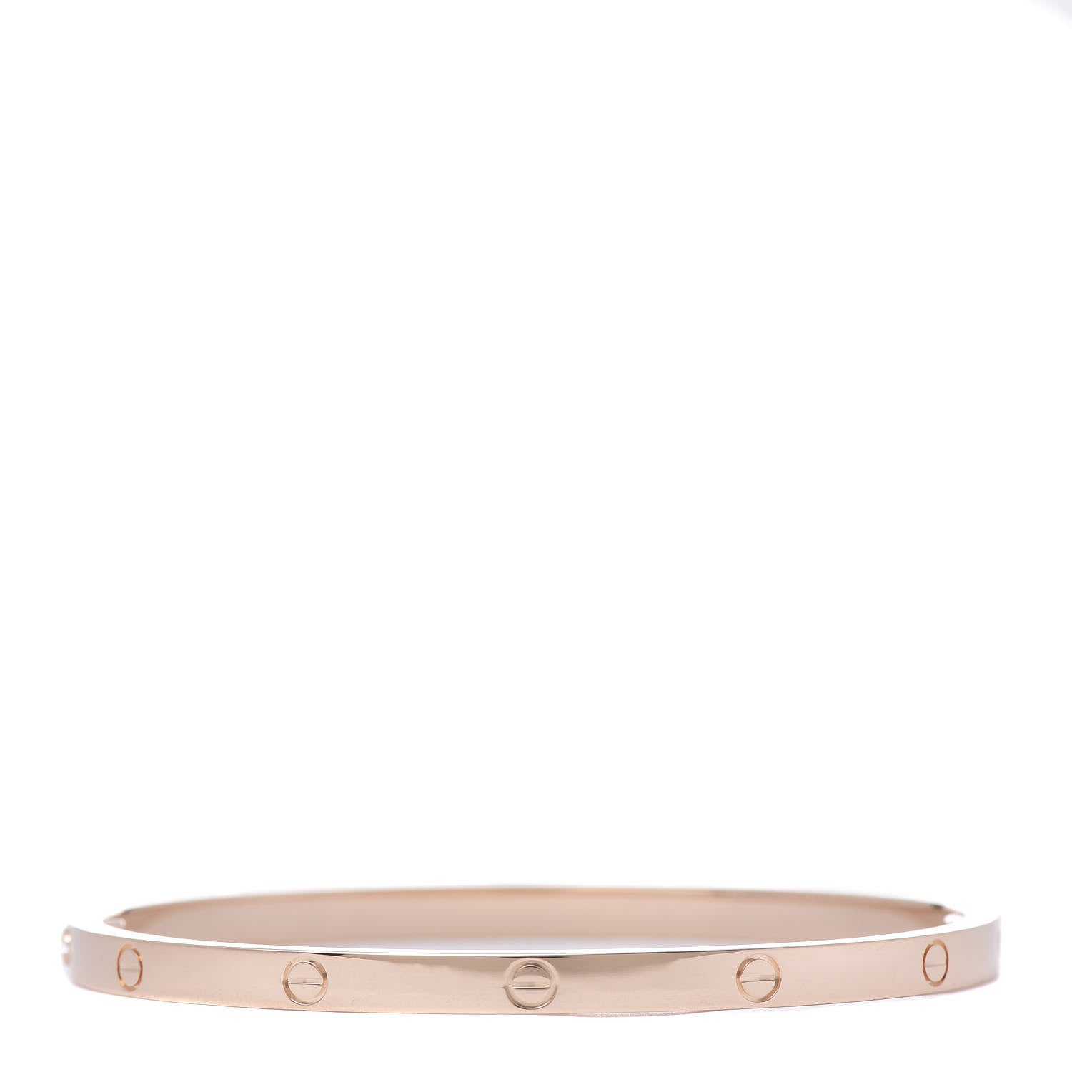 Cartier 18K Pink Gold Small LOVE Bracelet 16 3 of 7
