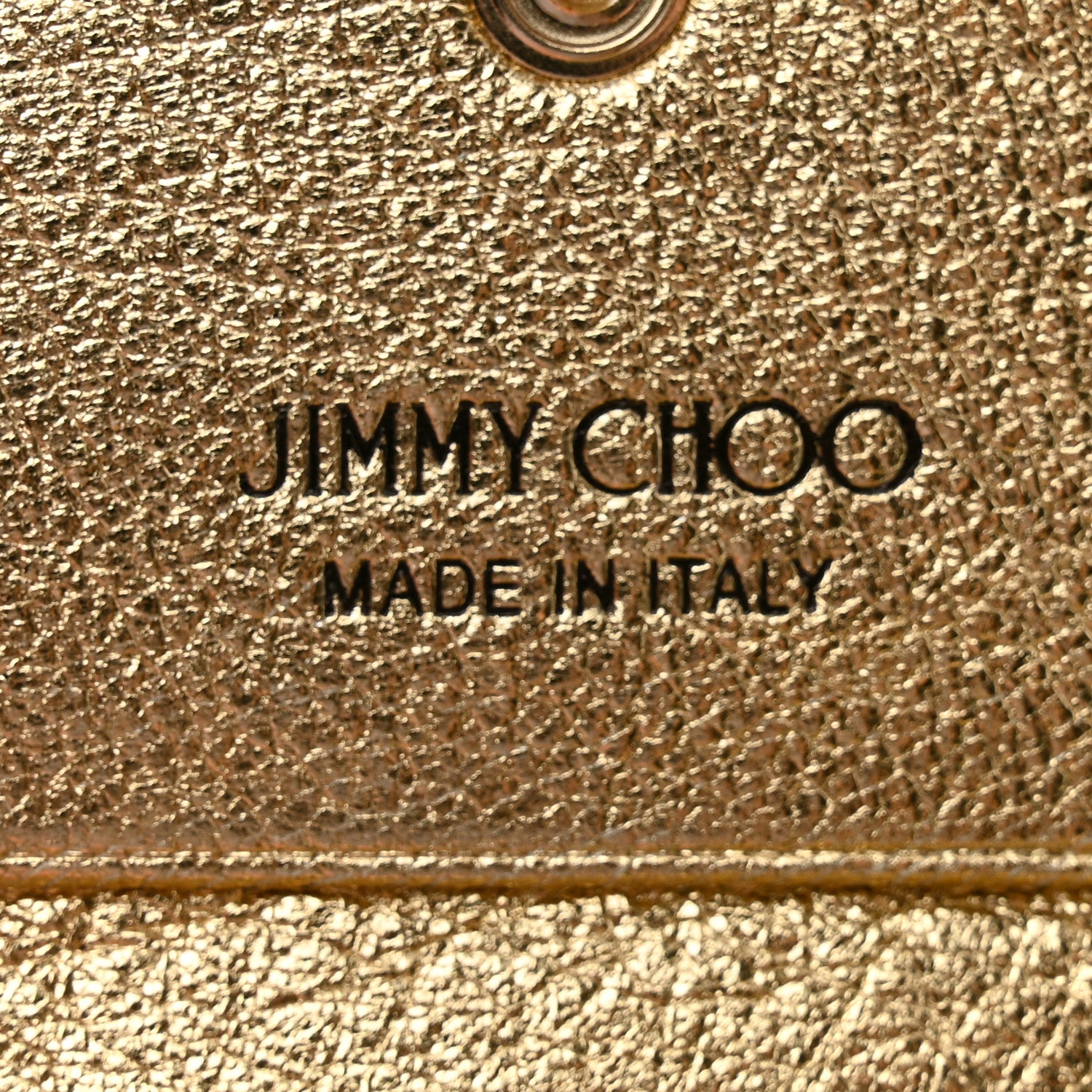 Jimmy Choo Nappa Quilted Hanne Compact Around Wallet Gold 7 of 8