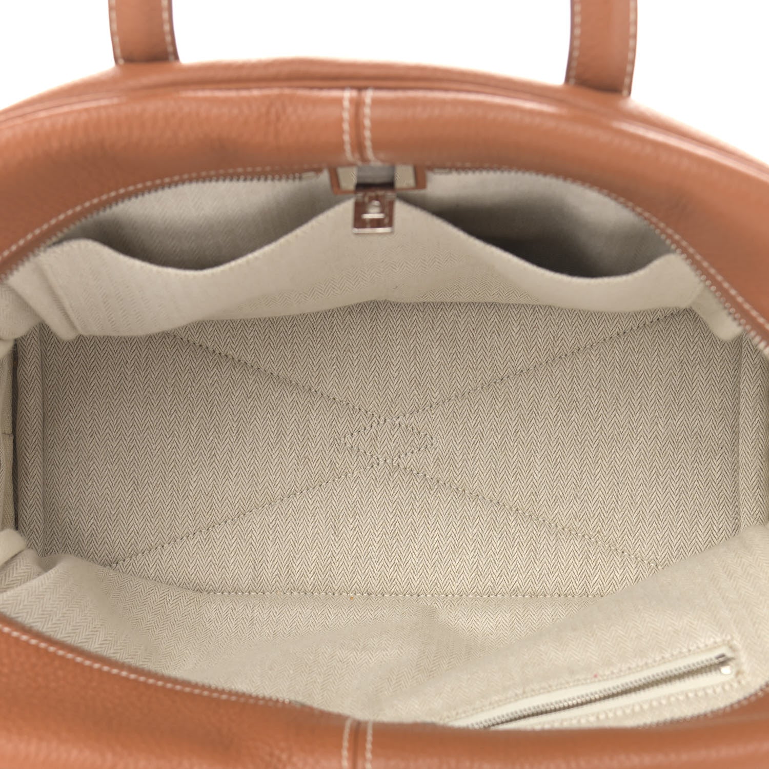 Hermes Taurillon Clemence Victoria II 35 Gold 4 of 14