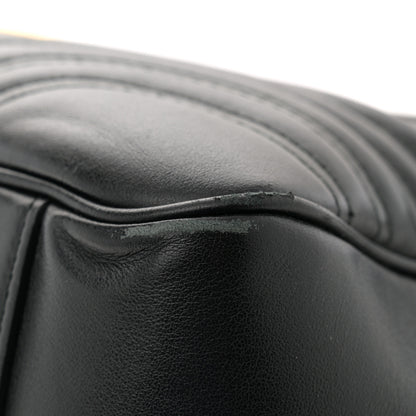 Gucci Calfskin Matelasse Large GG Marmont Shoulder Bag Black 14 of 15