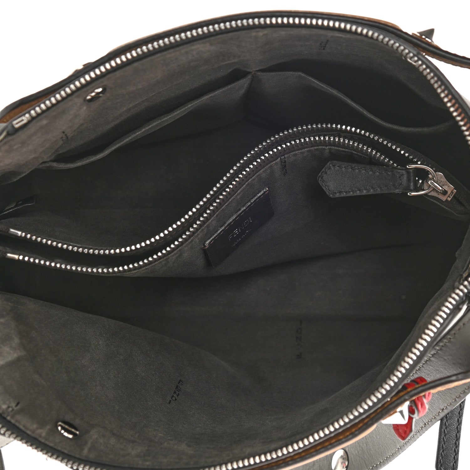 Fendi Vitello Dolce 4 Color Medium By The Way Boston Bag Argilla Fragola Multicolor 4 of 8