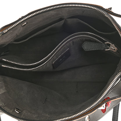 Fendi Vitello Dolce 4 Color Medium By The Way Boston Bag Argilla Fragola Multicolor 4 of 8