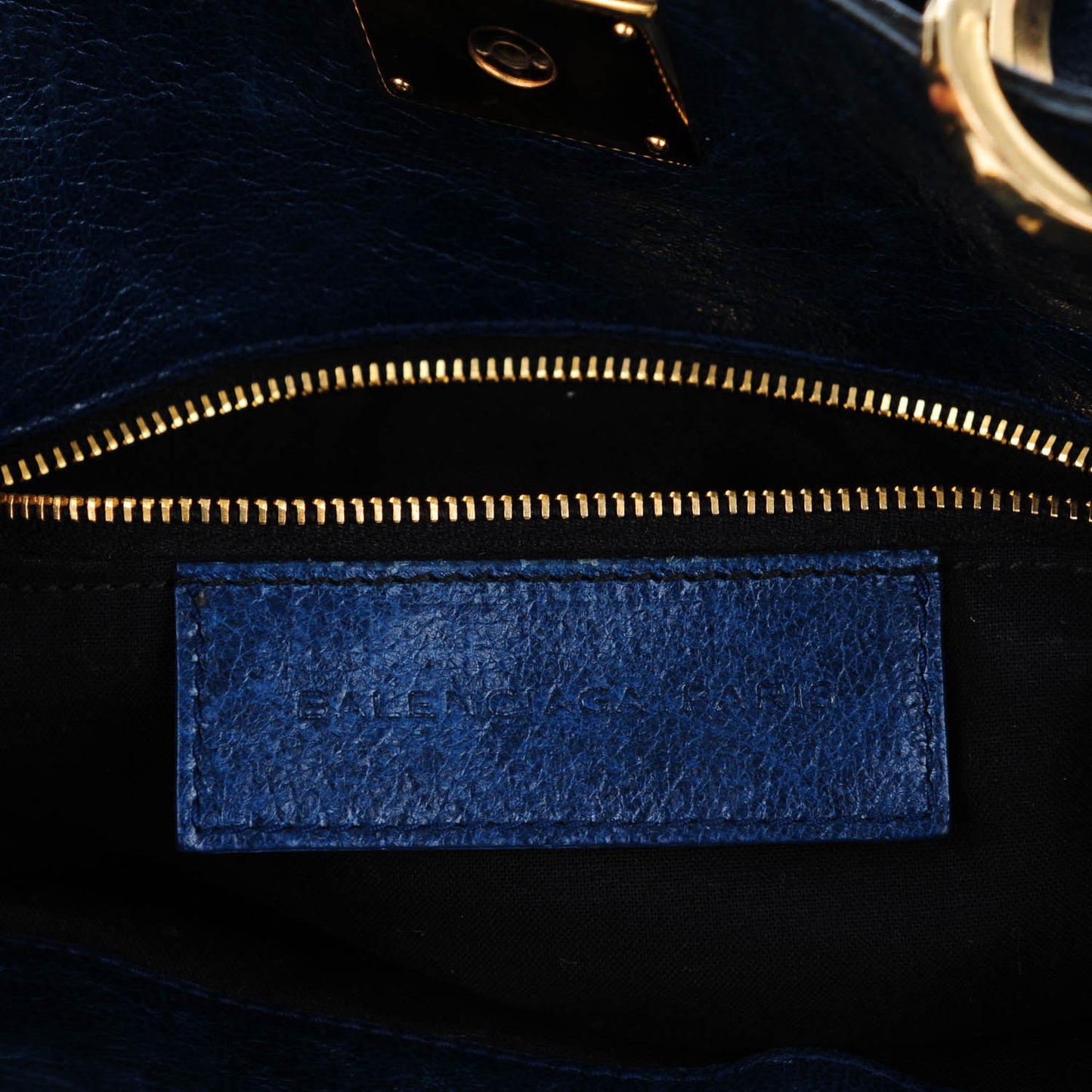 Chevre Lune Medium MM Tote Bleu