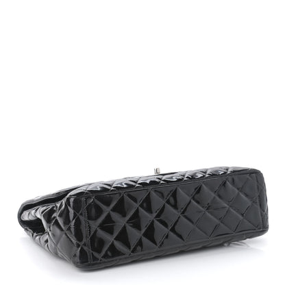 Chanel Patent Quilted Maxi Single Flap Black 4 of 11