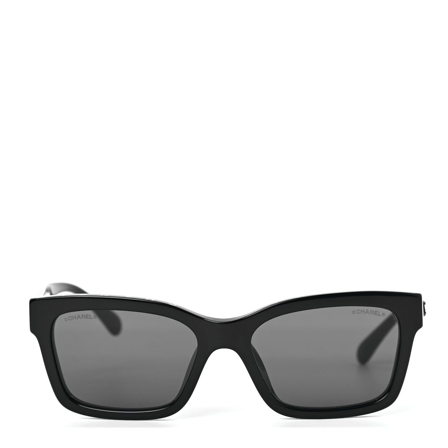Acetate Square Sunglasses 5417-A Black