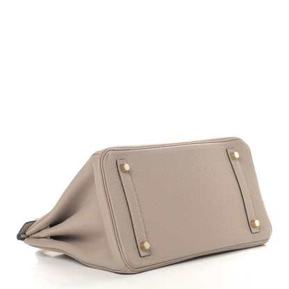 Hermes Togo Birkin 30 Gris Tourterelle 4 of 8