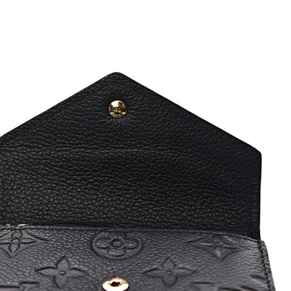 Louis Vuitton Empreinte Victorine Wallet Black 7 of 8