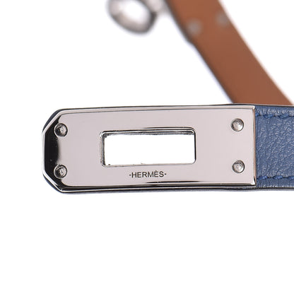 Hermes Swift Kelly Double Tour Bracelet XS Bleu Agate 6 of 7