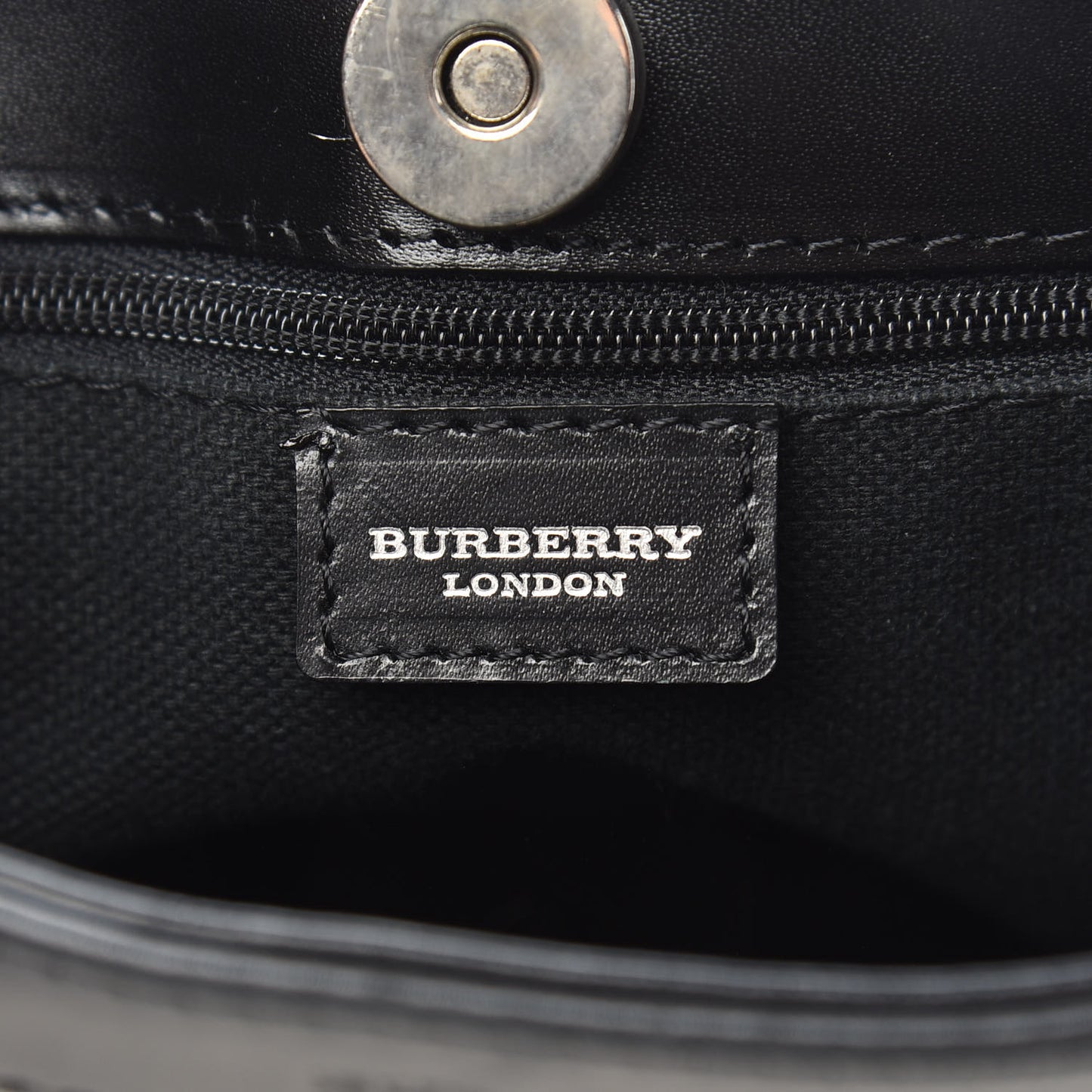 House Check Shoulder Bag Black