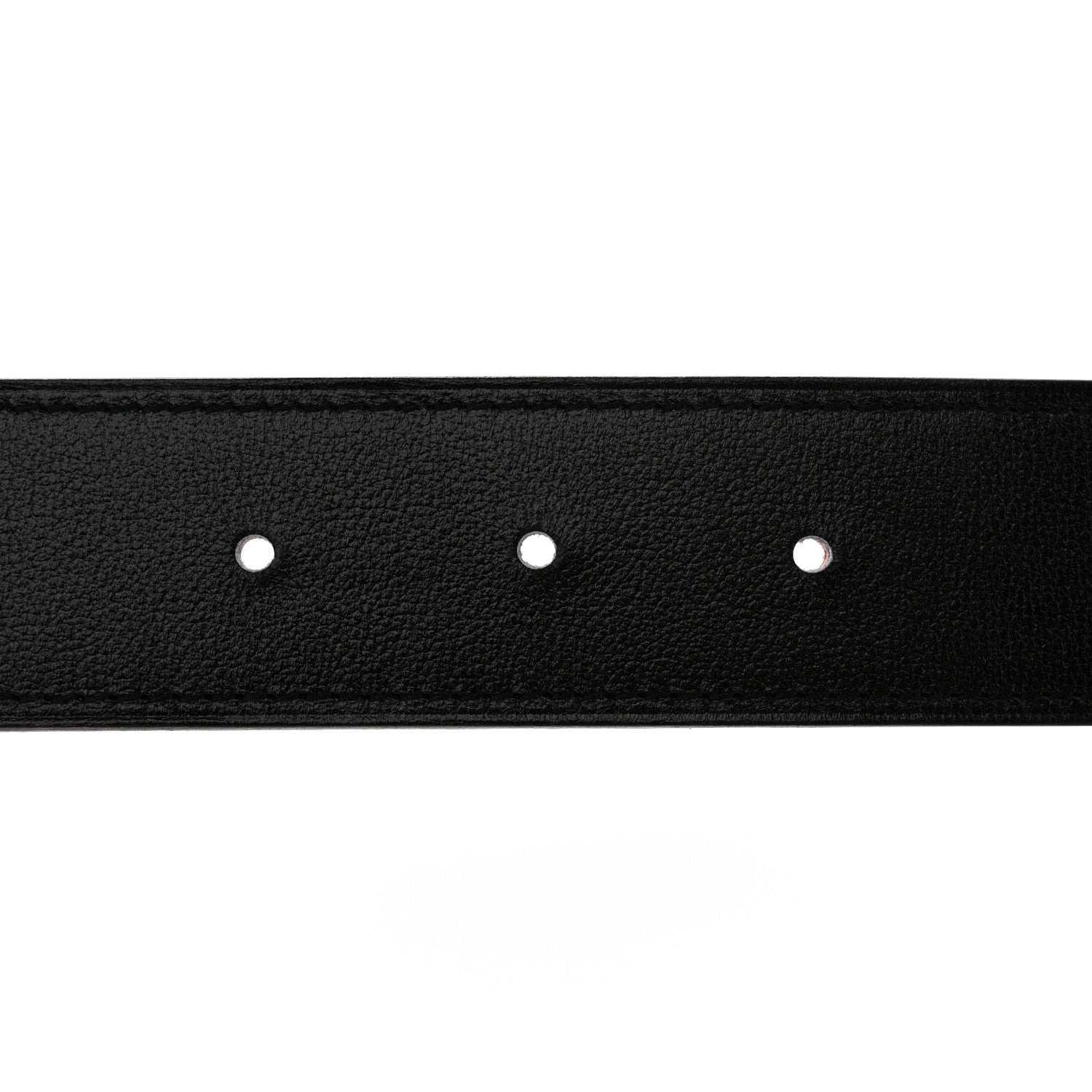 Hermes 135 Togo 32mm H Belt 80 32 Black Orange 4 of 6