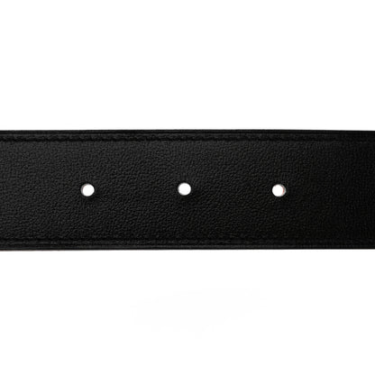 Hermes 135 Togo 32mm H Belt 80 32 Black Orange 4 of 6