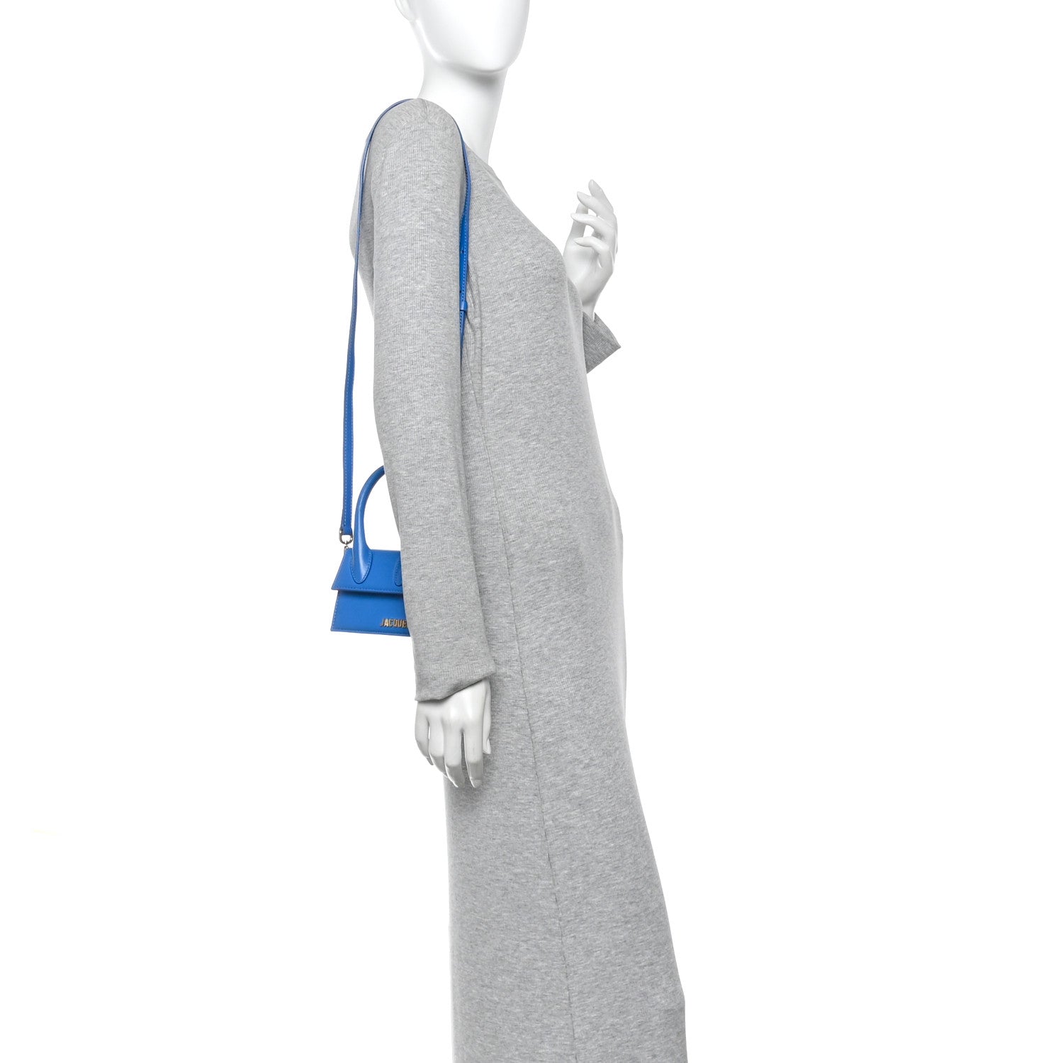 Jacquemus Smooth Calfskin Le Chiquito Moyen Blue 2 of 11