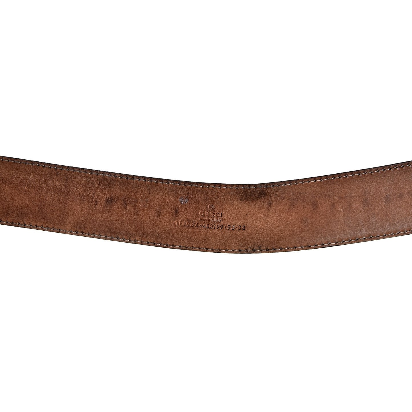 Guccissima Interlocking G Belt 95 38 Black