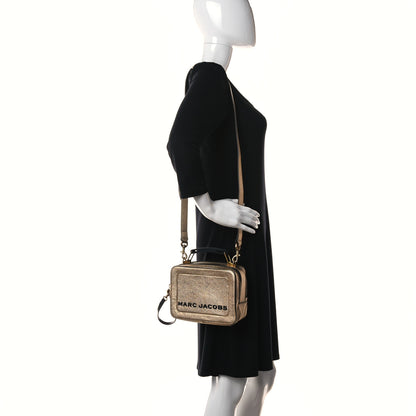 Marc Jacobs Metallic Calfskin The Box 20 Crossbody Gold 2 of 11