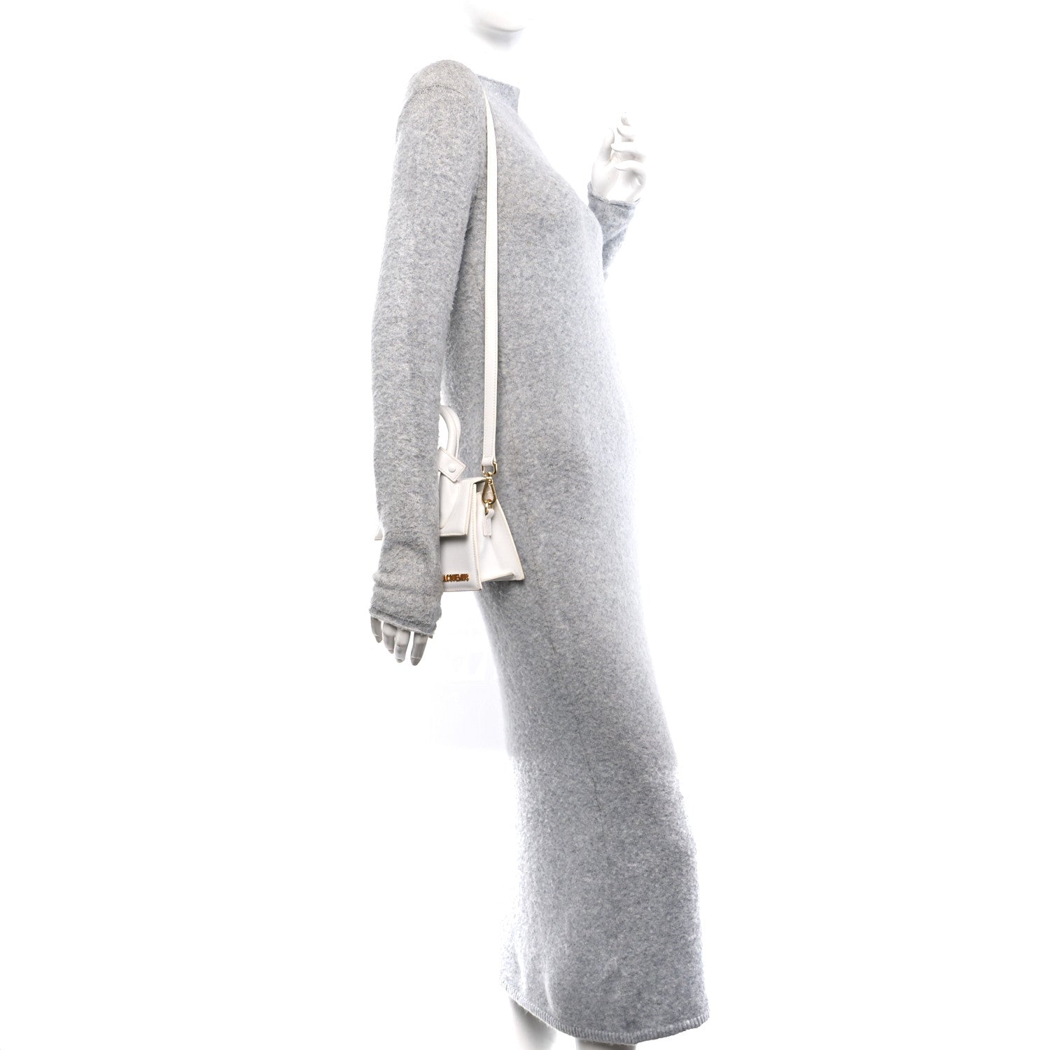 Jacquemus Smooth Calfskin Le Chiquito Noeud White 3 of 9