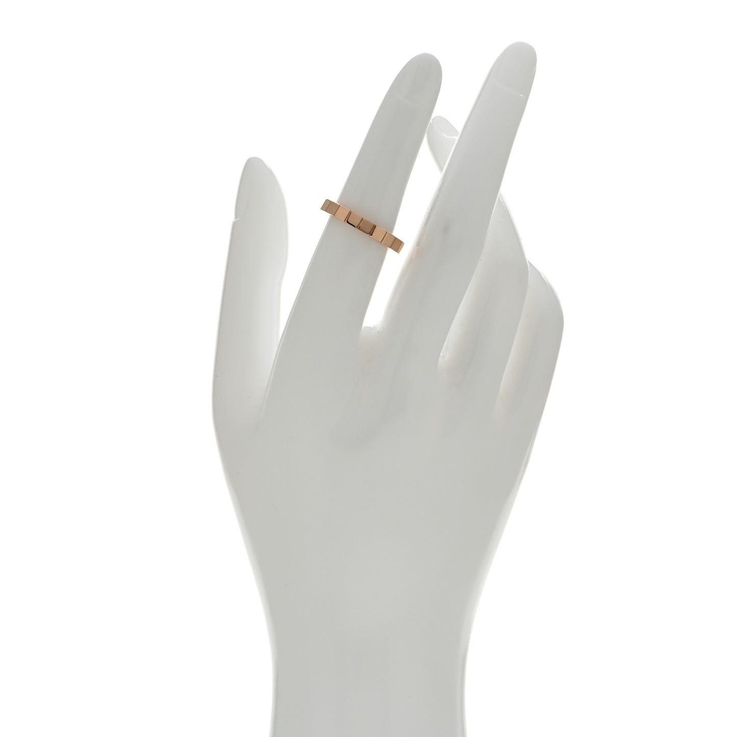 18K Pink Gold Lanieres Ring 51 5.75