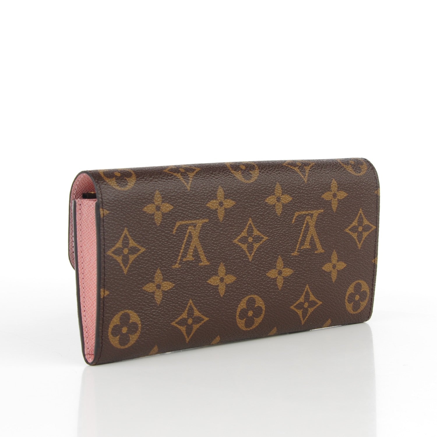 Louis Vuitton Monogram Emilie Wallet Rose Ballerine 3 of 8