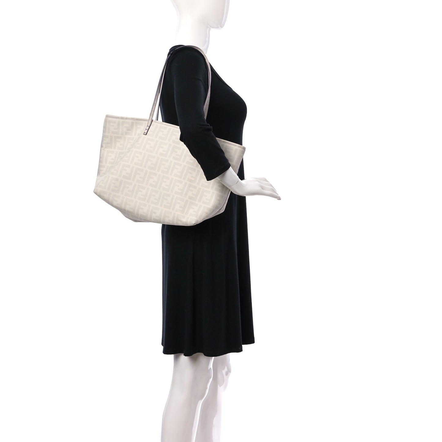 Zucca Spalmati Small Roll Tote White