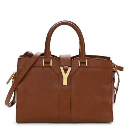 Saint Laurent Sheepskin Small Cabas ChYc Brown 1 of 12