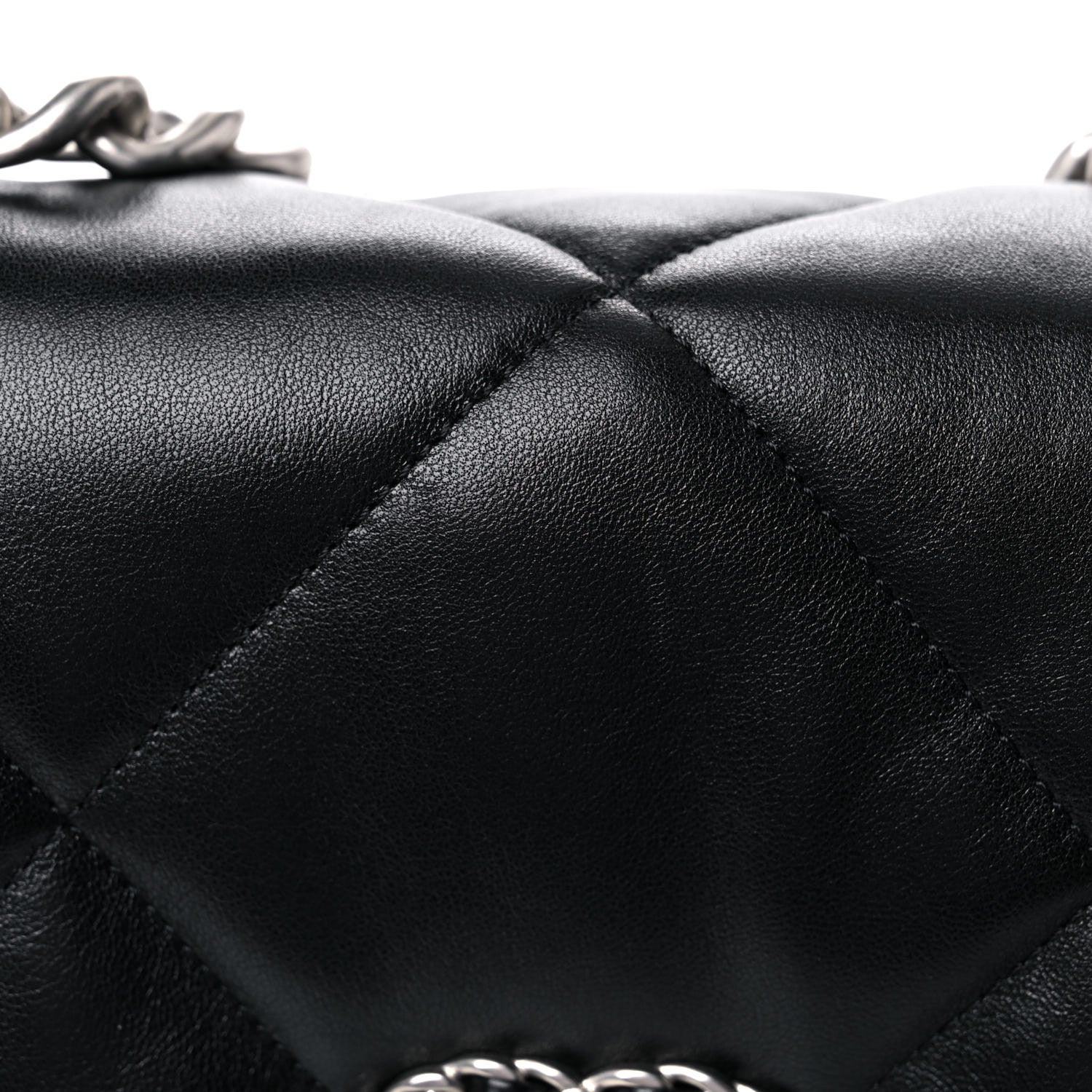 Chanel Lambskin Quilted Medium Chanel 19 Flap Black 9 of 11