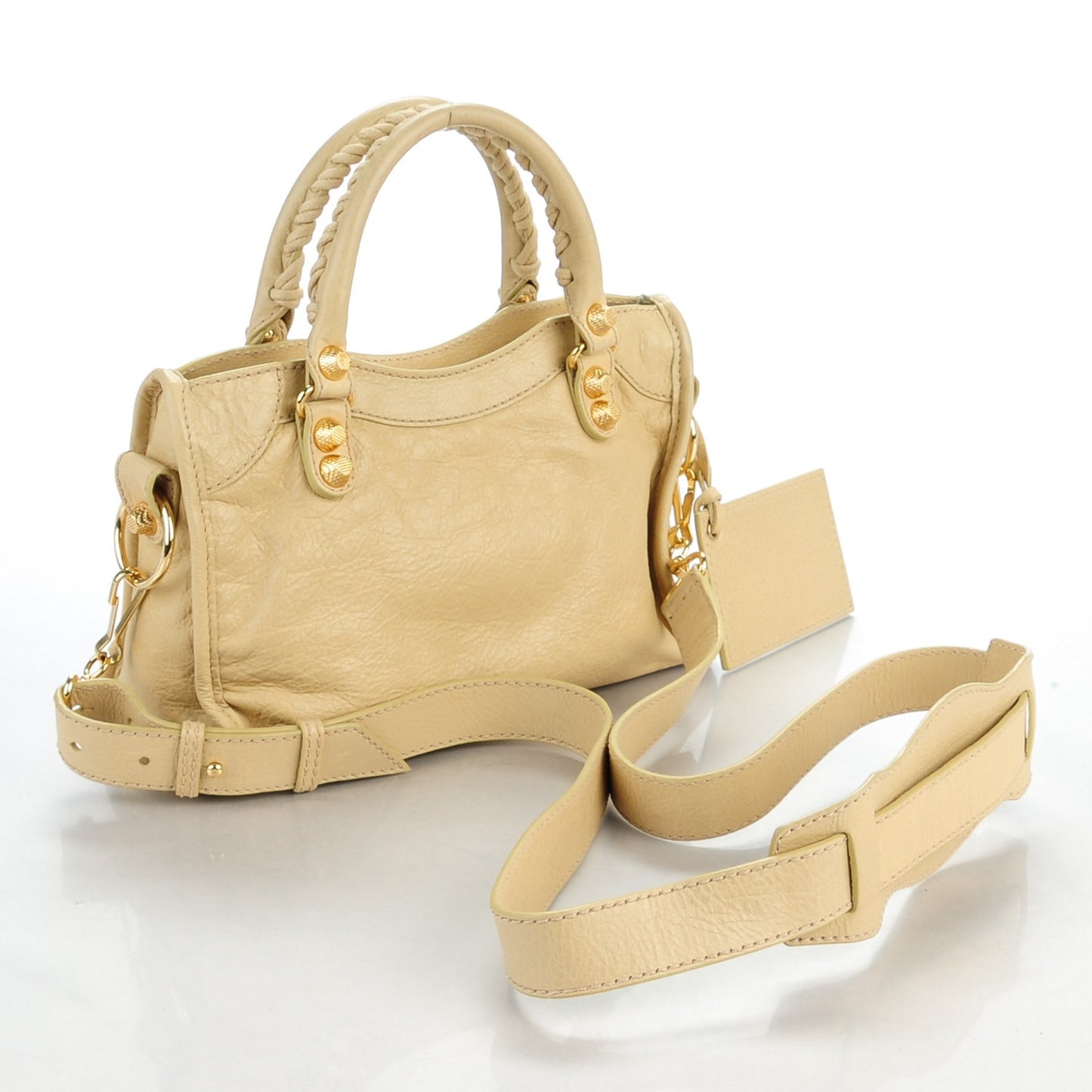 Agneau Giant 12 Gold Hardware Mini City Dune